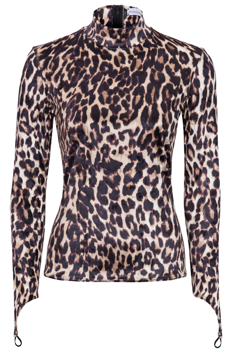 Lydia Leopard Print Velvet Top- Made to Order – Natalie & Alanna