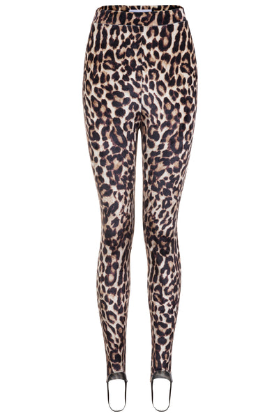 D.frank/ Leopard Print Stirrup Pants/ Leopard Print Leggings